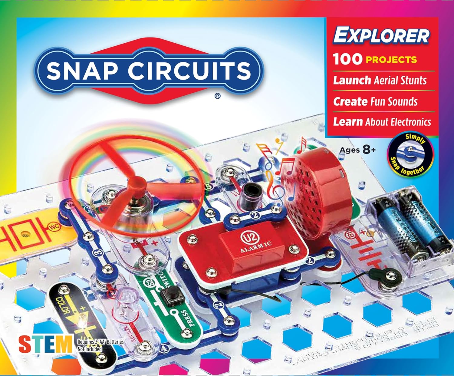 Snap Circuits Jr. elektronikos pažinimo rinkinys