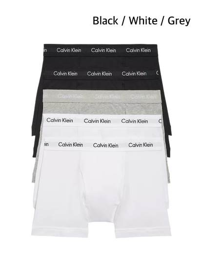Calvin Klein kokvilnas elastīgā vīriešu apakšveļa, 5 gab.