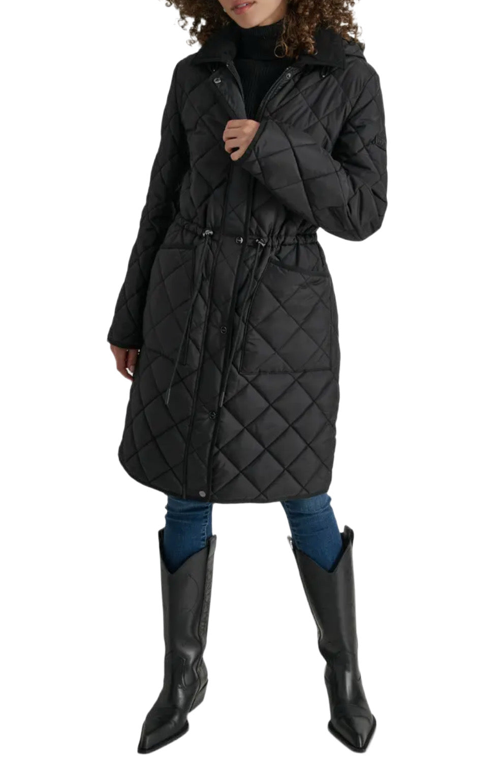 DKNY Diamond quilted jacket