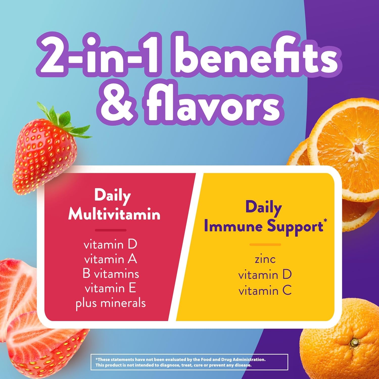 Vitafusion Multi+ Immune Support* guminukai imunitetui